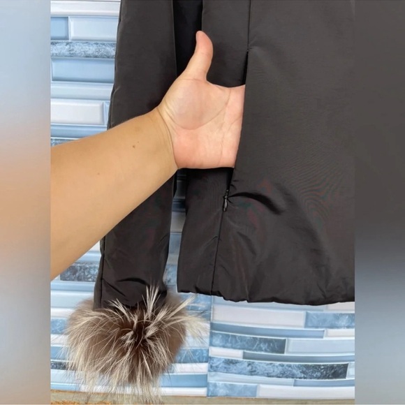 POST CARD FOX FUR TRIM JACKET SIZE 8 - Picture 7 of 16